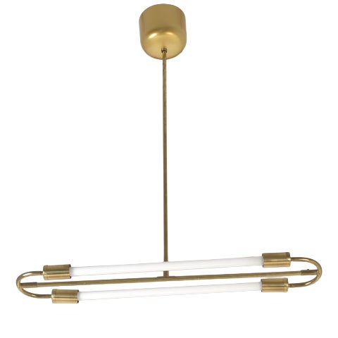 Hanging Lamp in Brass, 1950 For Sale