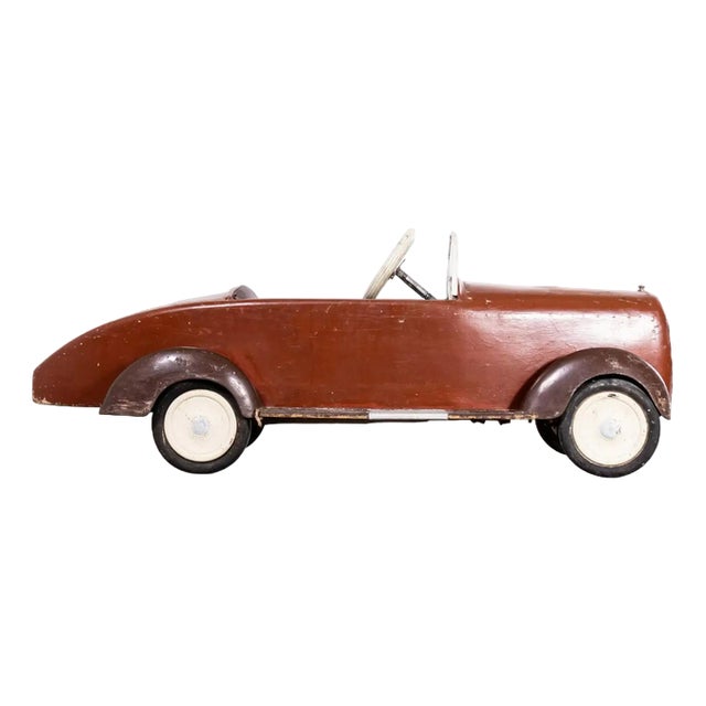 Vintage Italian Hand Built Pedal Car, 1940s For Sale