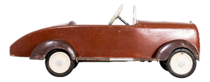 Vintage Italian Hand Built Pedal Car, 1940s