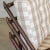 Brown 1970s French Spiral Rattan Settee For Sale - Image 8 of 11