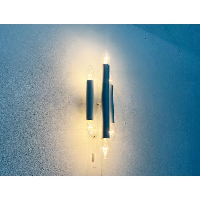 Mid-Century Space Age Italian Wall Lamp, 1960s For Sale - Image 4 of 18