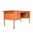 Restored Danish Modern Teak Desk With Dovetailed Drawers and Tapered Legs For Sale - Image 4 of 12