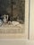 French Antique, French Lithograph, Dessert Table, Framed Late 1800s For Sale - Image 3 of 7