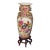 1900s Spectacular Chinese Chinoiserie Floor Vase With Phoenix Birds and Stand For Sale