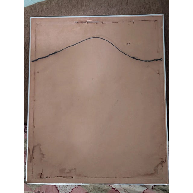 Abstract Pablo Picasso Drawing Limited Edition Lithograph 1962 This 1962 Vintage Offset Lithograph Created After the Original 1961 Drawing. For Sale - Image 3 of 6