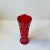 Vase in Pressed Red Glass by Fyens Glasværk, 1920s For Sale - Image 4 of 9
