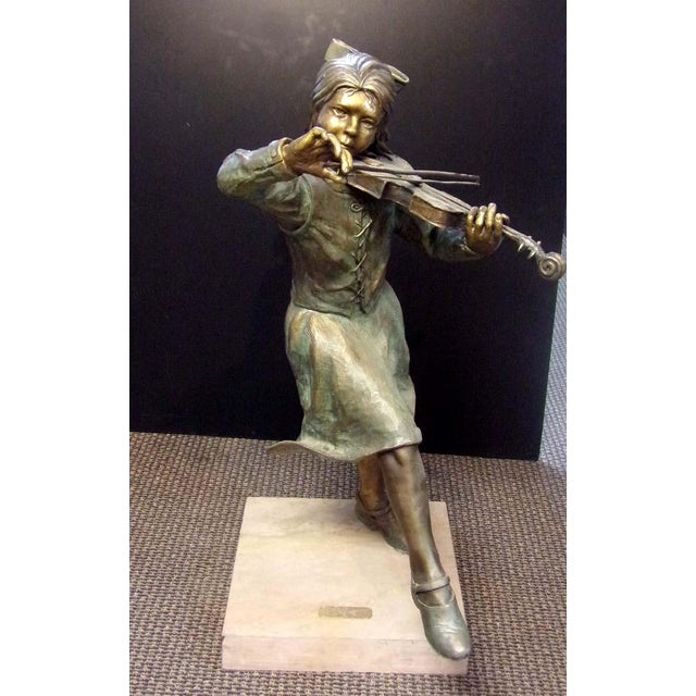 "Minuet" 2003 by Don Hunt Limited Edition Bronze Sculpture Hand signed by the artist Size: 45" h x 23" x 30" Edition...