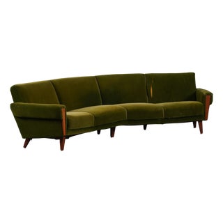 Vintage Danish Boomerang Sofa, Denmark, 1960s For Sale