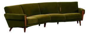 Vintage Danish Boomerang Sofa, Denmark, 1960s