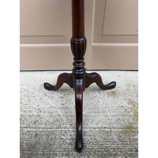 Antique Georgian Mahogany Round Side Table, Early 20th Century For Sale - Image 9 of 9