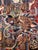19th Century Chinese Large Silk Embroidered Opera Curtain Tapestry 19 Century For Sale - Image 5 of 18