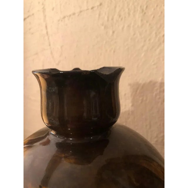 Royal Doulton Hand Painted Glazed Vase For Sale - Image 9 of 13