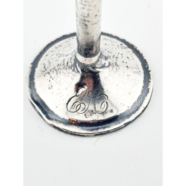 Early 20th Century Vintage Small Sterling Silver Bud Vase For Sale - Image 5 of 6