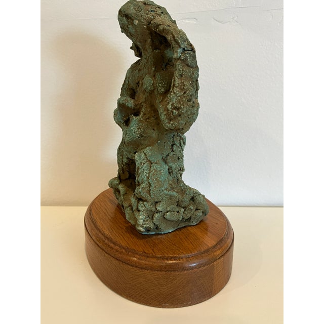 Abstract Harold Ambellan, Mid 20th Century Vintage Brutalist Sculpture For Sale - Image 3 of 8