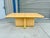 Brass 1970s Mid Century Faux Burl Wood Dining Room Set of 7 For Sale - Image 8 of 12