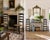 An exceptional pair of late 18th century American ladder back chairs, crafted in maple with their original black painted...