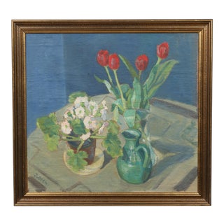 Tulip Still Life Painting For Sale
