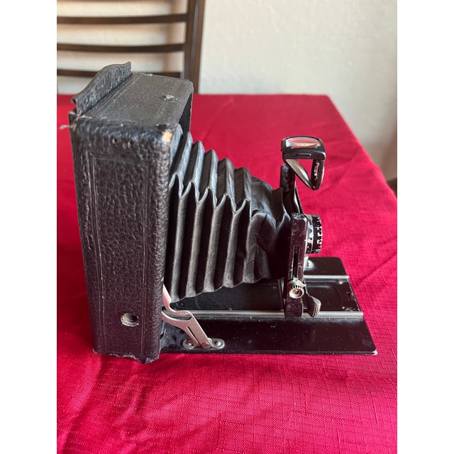 Antique German Folding Camera – Friedrich München Coronar Lens – C. 1910–1920 For Sale - Image 4 of 18