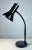 1960’s Mid Century Modern Gooseneck Desk Lamp in Black Lacquer For Sale - Image 12 of 12