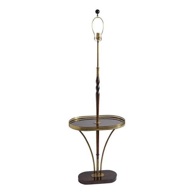 Just in, this French Hollywood Regency Brass Gallery Bouillotte Table Floor Lamp. This table, floor lamp isi n the style...