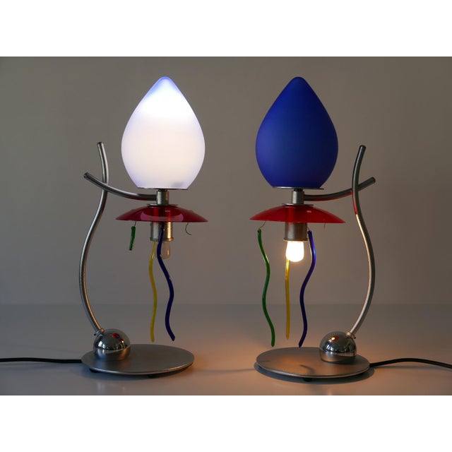 Table Lamps Giocasta Notte by Andrea Anastasio for Artemide, 1990s, Set of 2 For Sale - Image 6 of 18