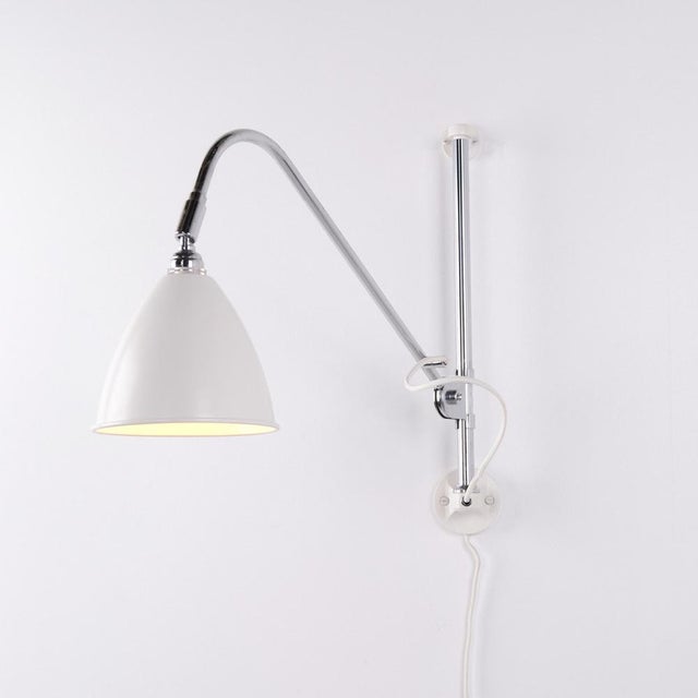 Bestlite BL6 Wall Lamp in Chrome and White by Robert Dudley Best for Gubi For Sale - Image 3 of 10