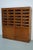 Large English Haberdashery Shop Cabinet with Glass Fronted Drawers, 1920s For Sale - Image 16 of 18