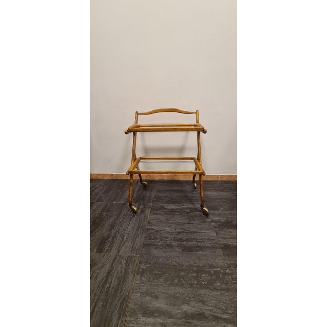 Ash Trolley with Removable Trays by Cesare Lacca, 1950s For Sale - Image 12 of 17