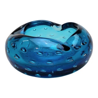 Mid Century Blenko Ashtray For Sale