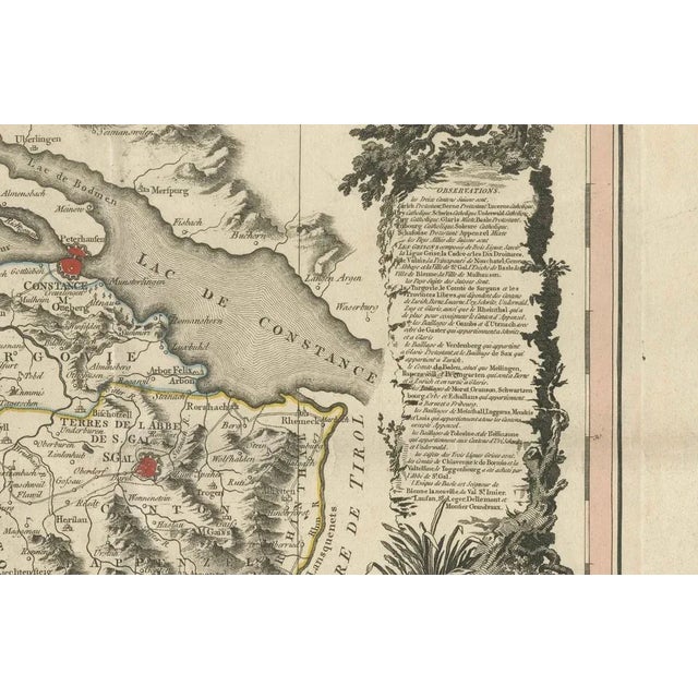 Map of the Thirteen Cantons, 1778 For Sale - Image 4 of 14