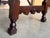 19th Spanish Side Table with Cared Turned Legs and Iron Stretcher For Sale - Image 14 of 18