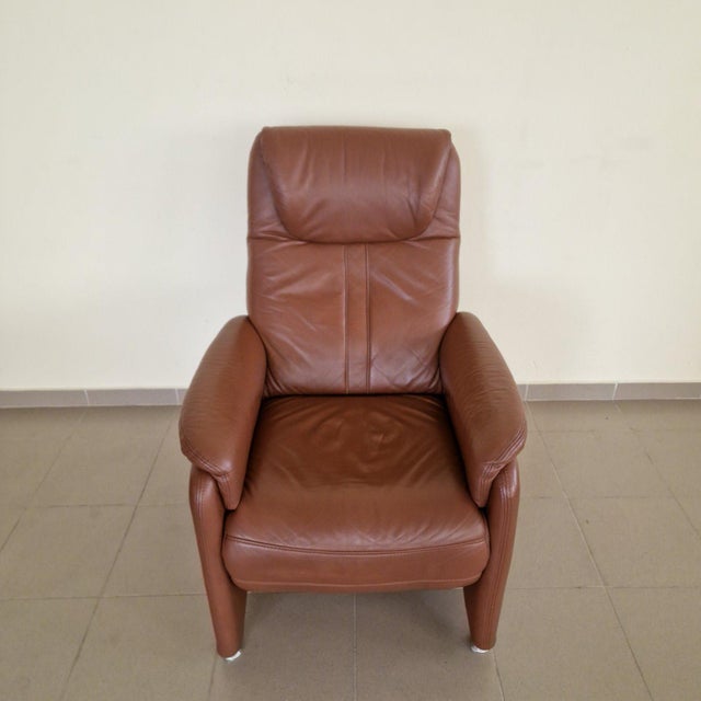 Brown Art Deco Living Room Set with Two Armchairs, Set of 3 For Sale - Image 8 of 14