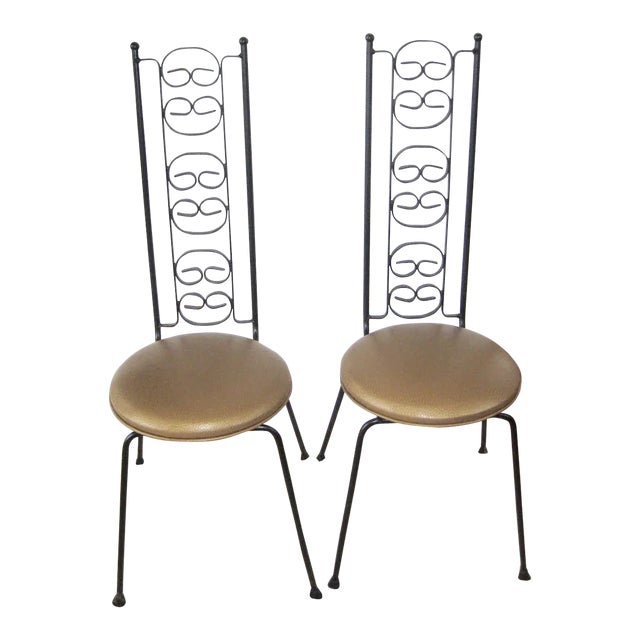 Umanoff Bistro Chairs Mid Century- A Pair For Sale