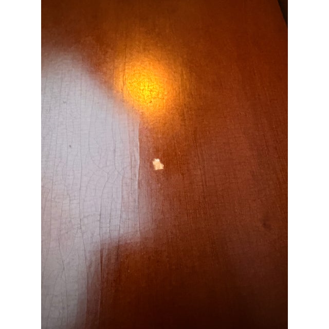 Antique Art Nouveau Hand Carved Mahogany Dresser and Mirror For Sale - Image 10 of 11