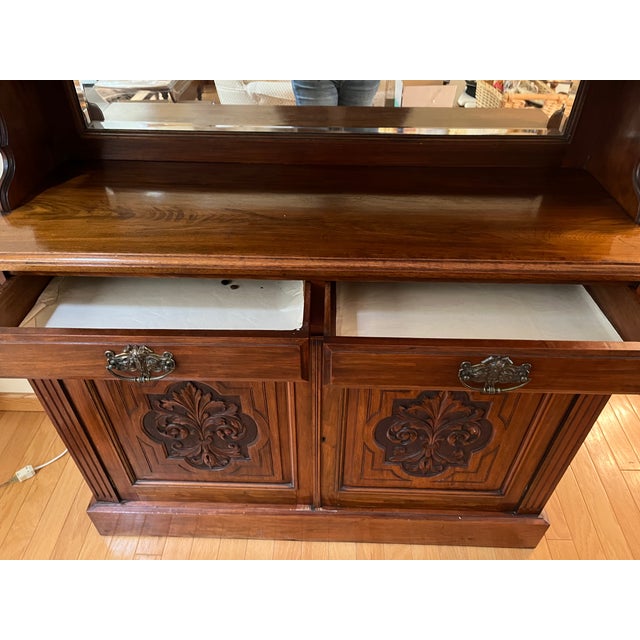 Late 19th Century Victorian Display Cabinet/Bookcase/Breakfront For Sale - Image 12 of 13