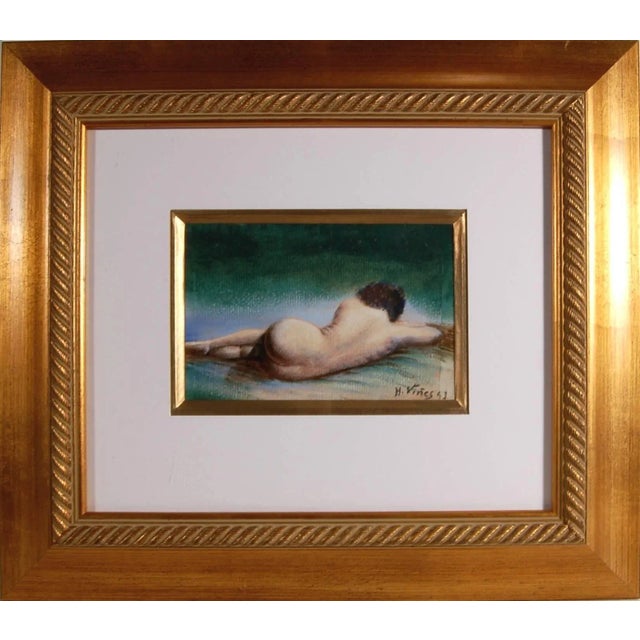 Hernando Vines Soto, Nude, 1943 For Sale - Image 4 of 4