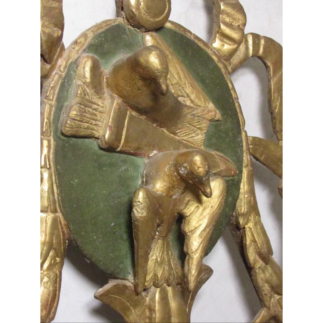 Late 18th Century 18th Century French Giltwood Marriage Mirror For Sale - Image 5 of 17