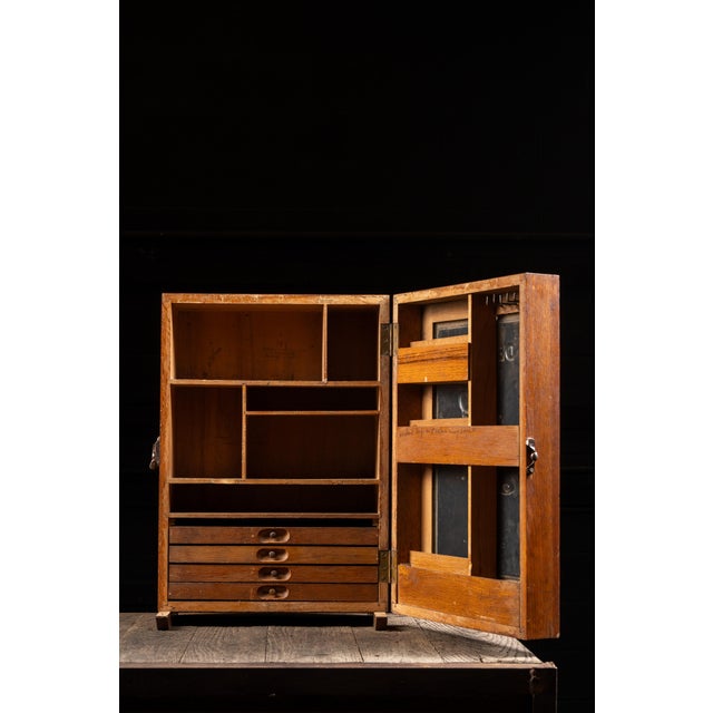 Early 20th Century DeLaval Cream Separators Cabinet For Sale - Image 4 of 17