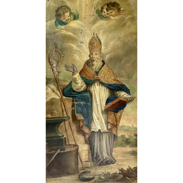 Saint Eligius, 1790, Large Oil on Canvas For Sale - Image 3 of 18