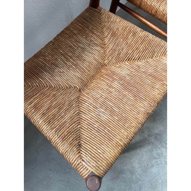 1950s Model 75 Straw Chairs by Niels Otto Møller, 1950s, Set of 4 For Sale - Image 5 of 18