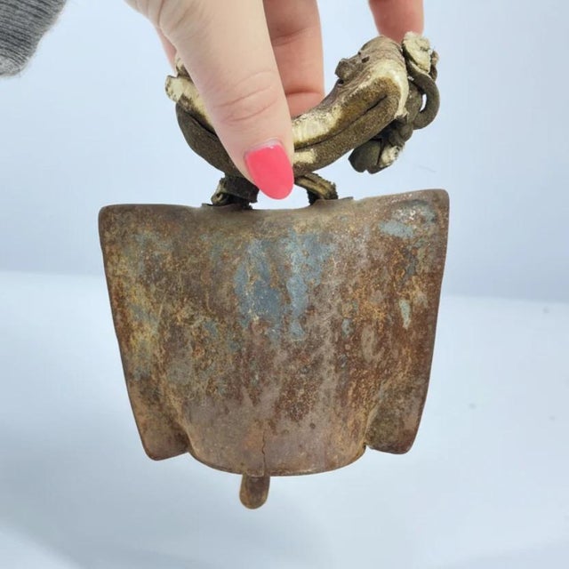 Early 20th Century Metal Goat Bell Ghana MATTER COLLECTION For Sale In Denver - Image 6 of 7