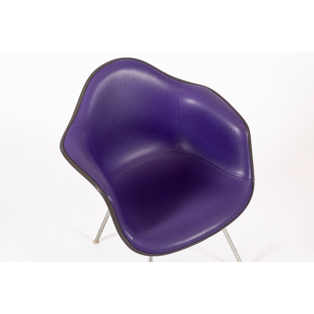 Vintage Mid Century Dax Purple Lounge Chairs by Eames for Herman Miller For Sale In Detroit - Image 6 of 16