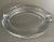 Transparent Heavy Oval Glass Ashtray For Sale - Image 8 of 8