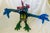 Large Whimsical Paper Mache' Dragon Sculpture, vibrant colors throughout. Local Artist in LaQuinta ca. Signed and #. I...