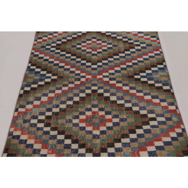 Made with hand-knotted wool and originating circa 1950-1960, this 4x6 vintage rug is an exciting new piece in Rug &...