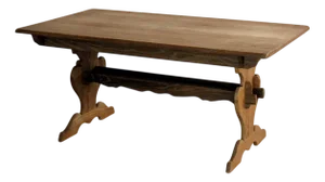 Brutalist Danish Extendable Dining Table, 1960s