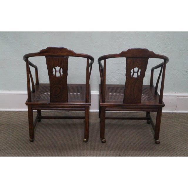 Henredon Elm Wood Dining Chairs Set of 8 Chairish