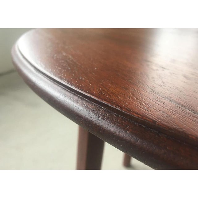 1930s Restored Danish Art Deco Teak Side Table, 1930s For Sale - Image 5 of 7