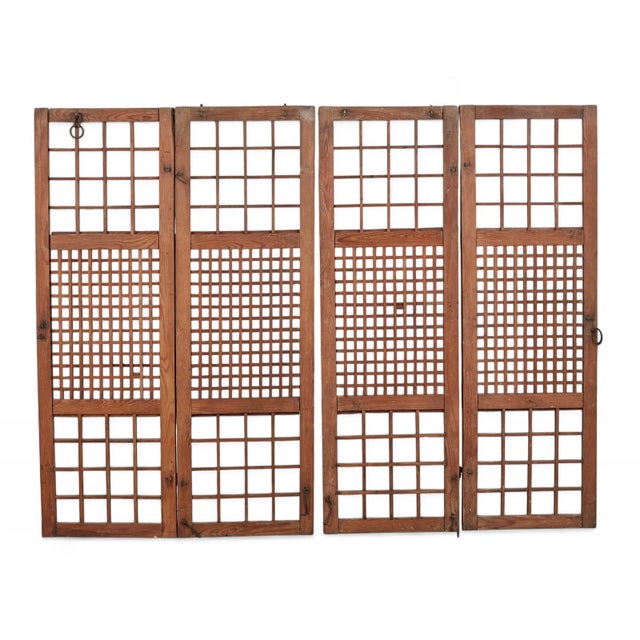 This listing is for a set of antique Korean elm wood doors. These doors date to the 19th century (Joseon/Choson era) and...