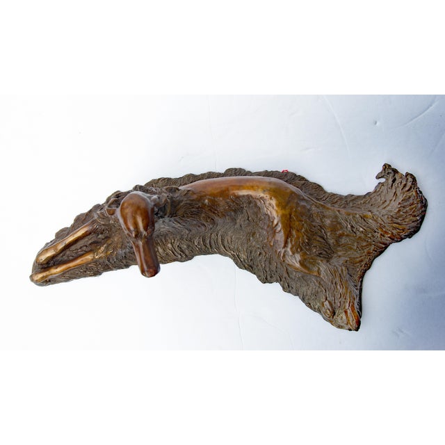 Irish Setter Bronze Dog Sculpture For Sale In Rochester - Image 6 of 7